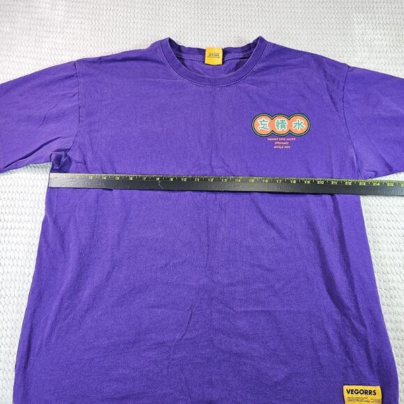 Vegorrs Shirt Mens 2x Street Wear Short Sleeve Crew Neck Y2k - Picture 4 of 6